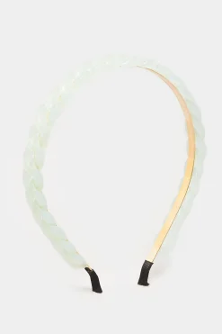 M&Co Yours Yours Green Chain Headband>Women Hair Accessories