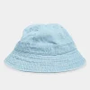 M&Co Yours Yours Light Blue Denim Look Bucket Hat>Women Hats