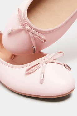 M&Co Yours Yours Light Pink Ballerina Pumps In Wide E Fit & Extra Wide Eee Fit><noscript><img width=