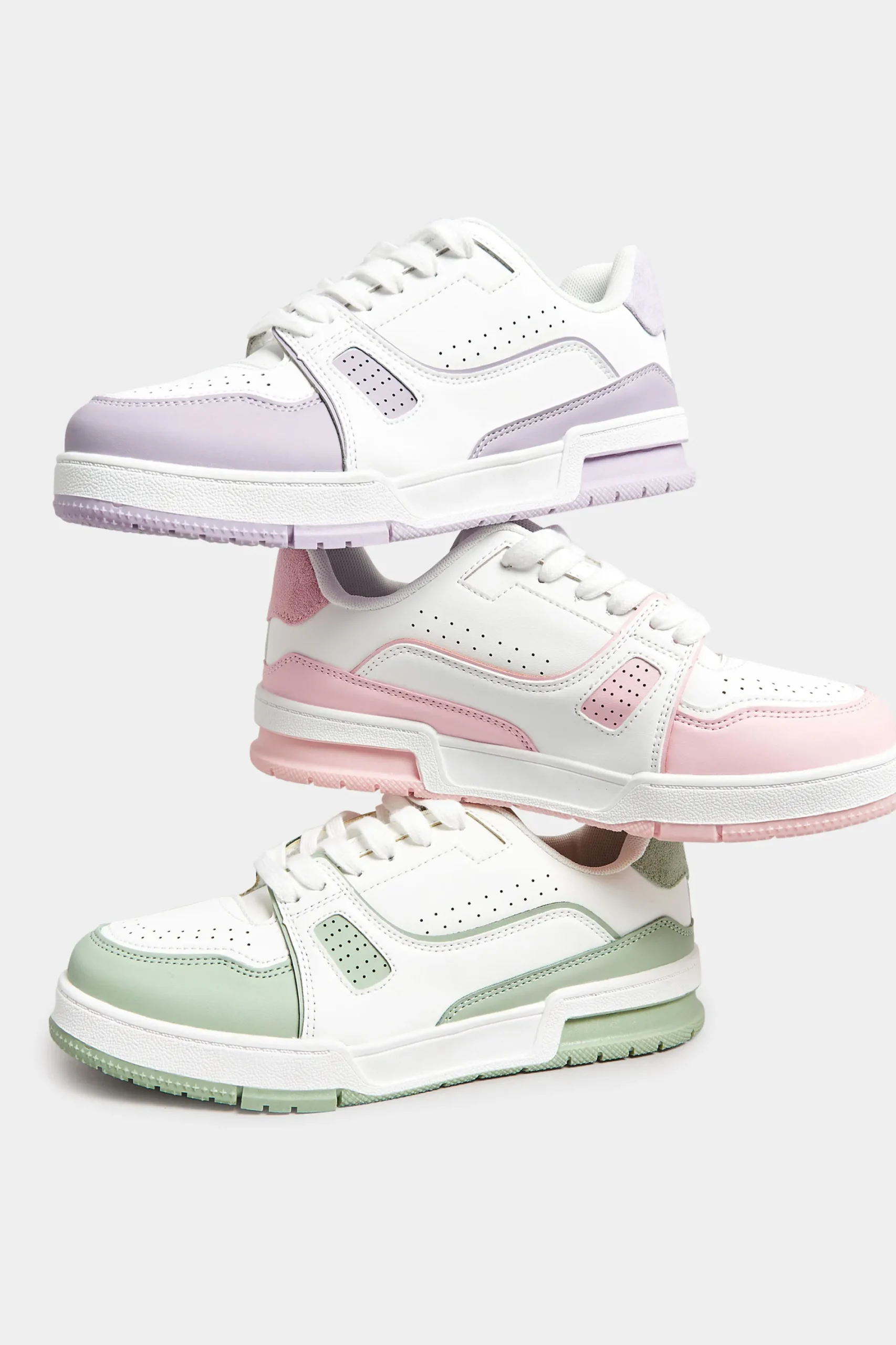 M&Co Yours Yours Lilac Purple Chunky Trainers In Extra Wide Eee Fit>Women Trainers