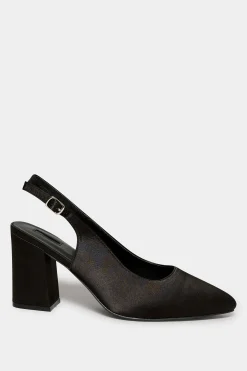 M&Co Yours Yours Limited Collection Black Pointed Block Heel Court Shoes In Wide E Fit & Extra Wide Eee Fit><noscript><img width=