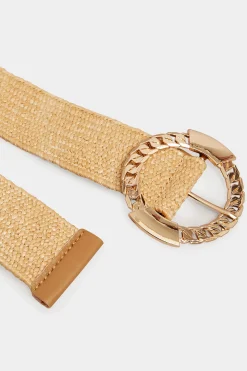 M&Co Yours Yours Natural Brown Wide Stretch Belt><noscript><img width=