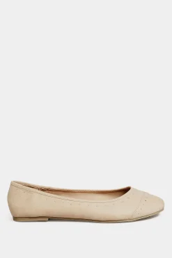 M&Co Yours Yours Nude Diamante Ballet Shoes In Wide E Fit & Extra Wide Eee Fit><noscript><img width=