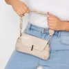 M&Co Yours Yours Nude Faux Leather Twisted Handle Shoulder Bag>Women Bags