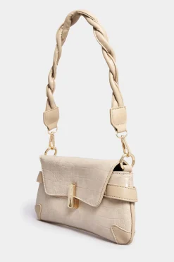 M&Co Yours Yours Nude Faux Leather Twisted Handle Shoulder Bag>Women Bags