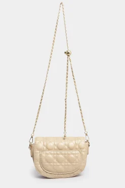 M&Co Yours Yours Nude Quilted Chain Shoulder Bag><noscript><img width=