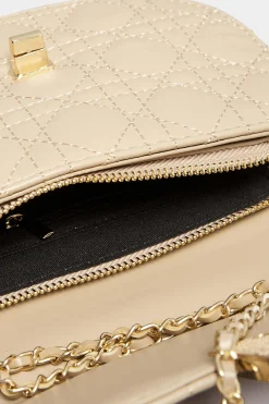 M&Co Yours Yours Nude Quilted Chain Shoulder Bag><noscript><img width=