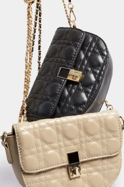 M&Co Yours Yours Nude Quilted Chain Shoulder Bag><noscript><img width=