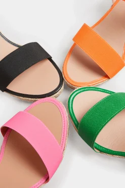 M&Co Yours Yours Orange Espadrille Wedges In Wide E Fit & Extra Wide Eee Fit><noscript><img width=