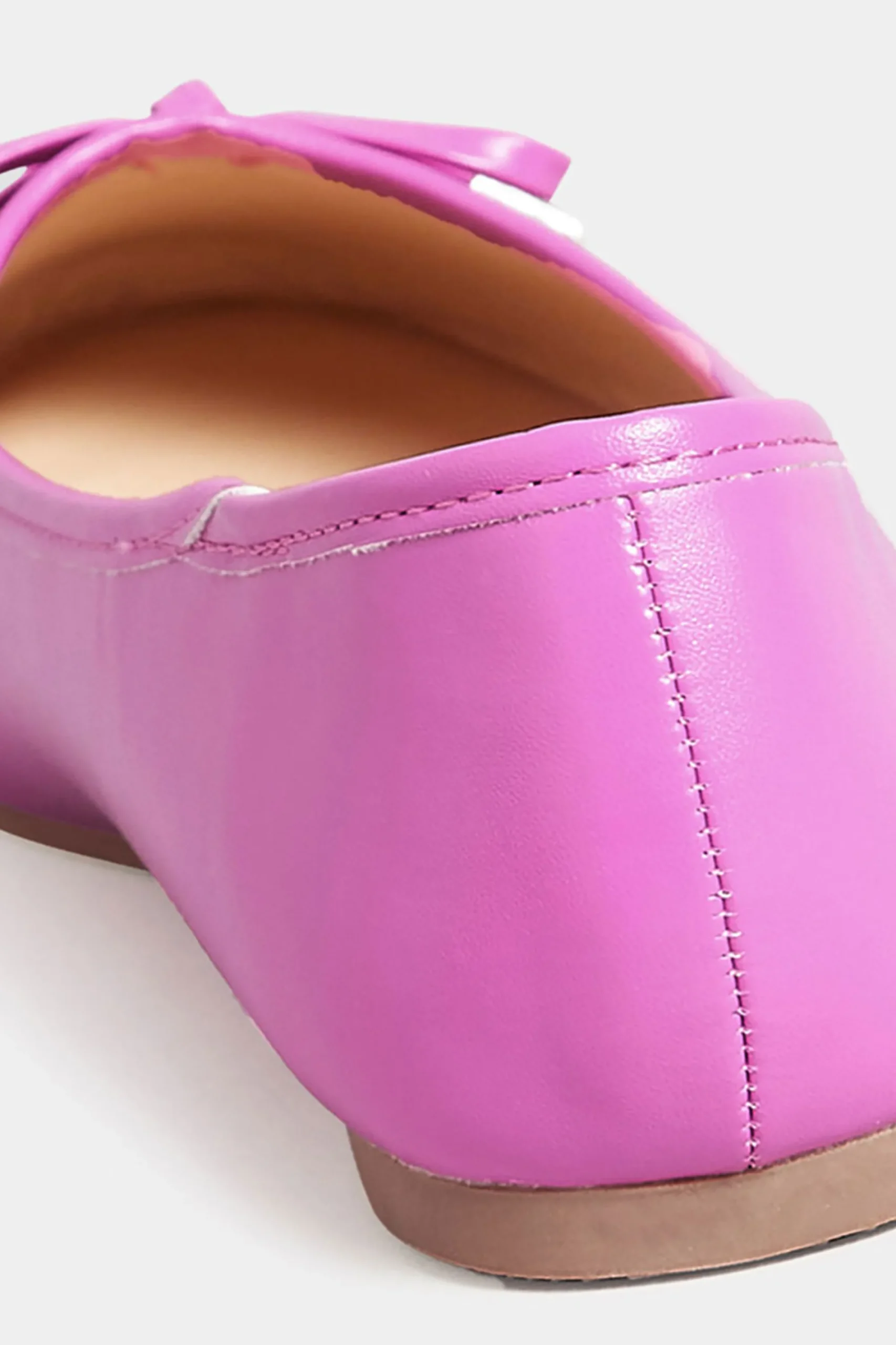 M&Co Yours Yours Pink Ballerina Pumps In Wide E Fit & Extra Wide Eee Fit>Women Flat Shoes