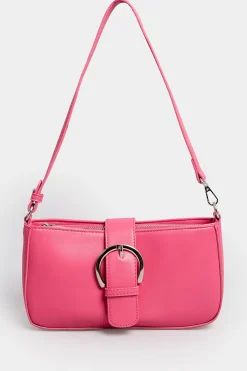M&Co Yours Yours Pink Buckle Front Shoulder Bag>Women Bags