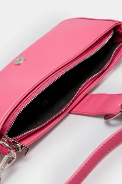 M&Co Yours Yours Pink Buckle Front Shoulder Bag><noscript><img width=