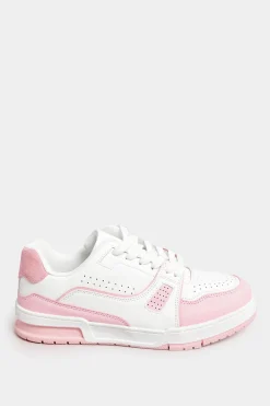 M&Co Yours Yours Pink Chunky Trainers In Extra Wide Eee Fit><noscript><img width=