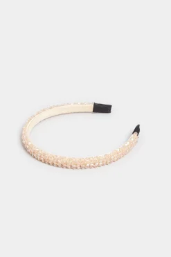 M&Co Yours Yours Pink Crystal Beaded Headband><noscript><img width=