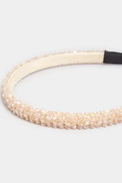 M&Co Yours Yours Pink Crystal Beaded Headband><noscript><img width=