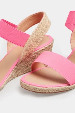 M&Co Yours Yours Pink Espadrille Wedges In Wide E Fit & Extra Wide Eee Fit><noscript><img width=