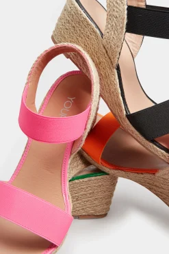 M&Co Yours Yours Pink Espadrille Wedges In Wide E Fit & Extra Wide Eee Fit><noscript><img width=