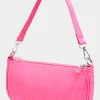 M&Co Yours Yours Pink Faux Croc Shoulder Bag>Women Bags