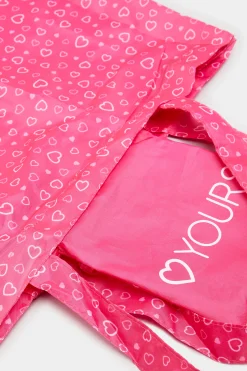 M&Co Yours Yours Pink Heart Shopper Bag><noscript><img width=