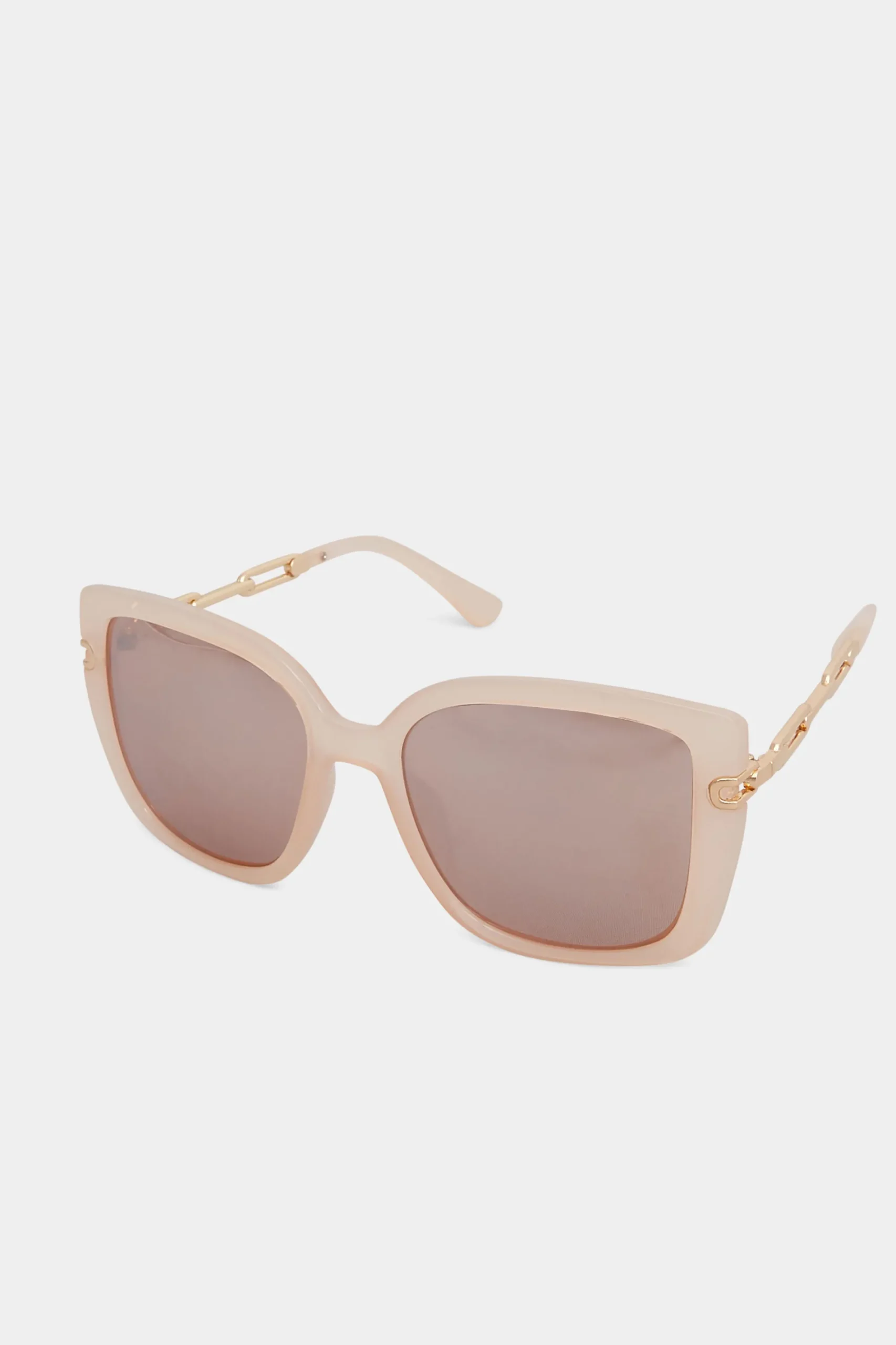 M&Co Yours Yours Pink Oversized Chain Arm Sunglasses>Women Sunglasses