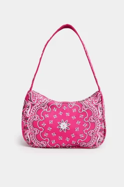 M&Co Yours Yours Pink Paisley Print Shoulder Bag><noscript><img width=