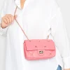 M&Co Yours Yours Pink Studded Quilted Chain Bag>Women Bags