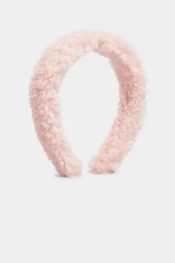 M&Co Yours Yours Pink Teddy Shearling Headband>Women Hair Accessories