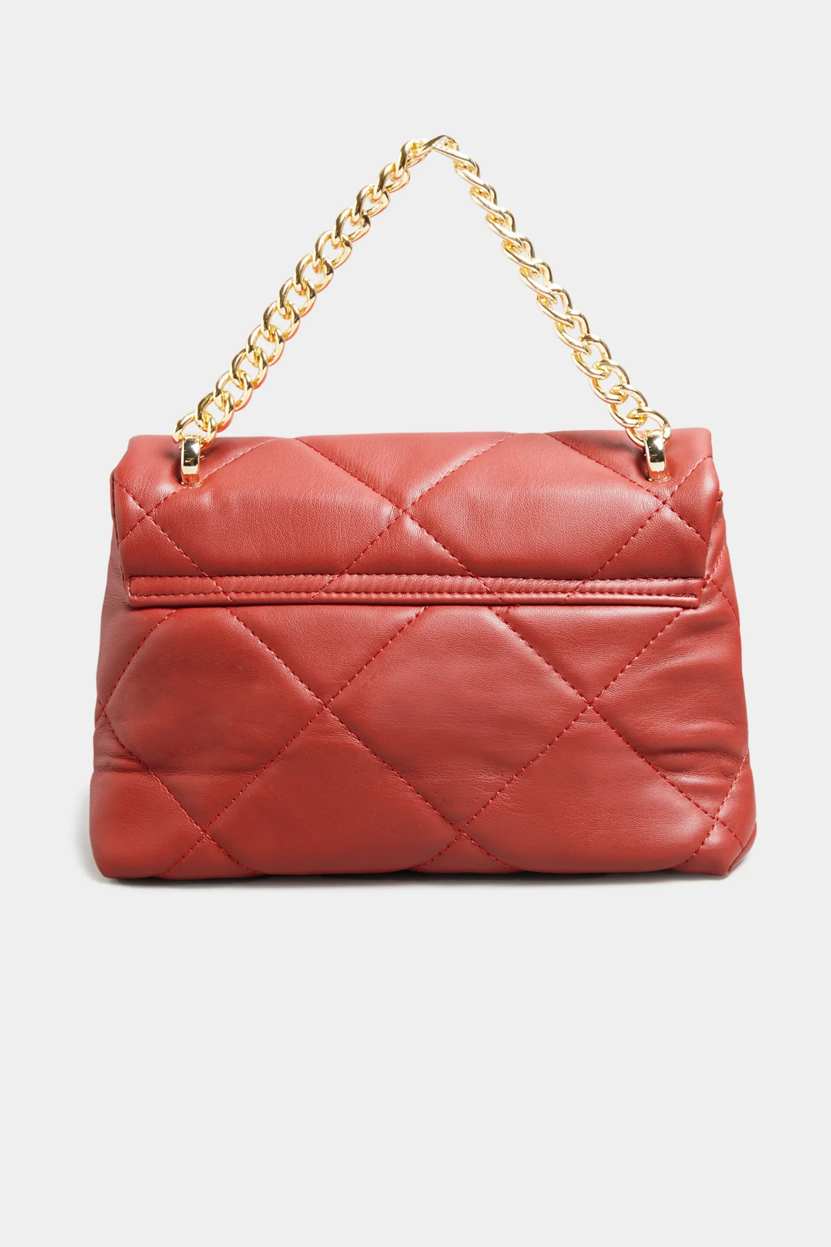 M&Co Yours Yours Red Quilted Chain Handle Bag>Women Bags