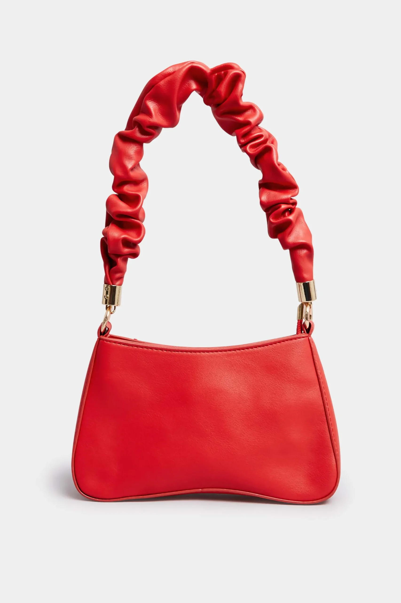 M&Co Yours Yours Red Ruched Handle Bag>Women Bags