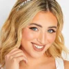 M&Co Yours Yours Silver Diamante Thin Headband>Women Hair Accessories