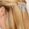 M&Co Yours Yours Silver Diamante Tassel Hairslide>Women Hair Accessories