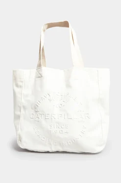 M&Co Yours Yours White Canvas Tote Bag><noscript><img width=