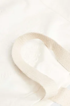 M&Co Yours Yours White Canvas Tote Bag><noscript><img width=