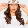 M&Co Yours Yours White Crochet Contrast Edge Bucket Hat>Women Hats