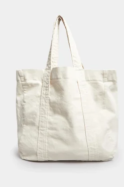M&Co Yours Yours White Denim Shopper Bag><noscript><img width=
